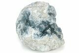Blue Celestine (Celestite) Crystal Cluster - Large Crystals #234353-2